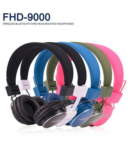Cuffie Fhd-9000 Wireless Bluetooth Stereo Card Musica Smartphone         