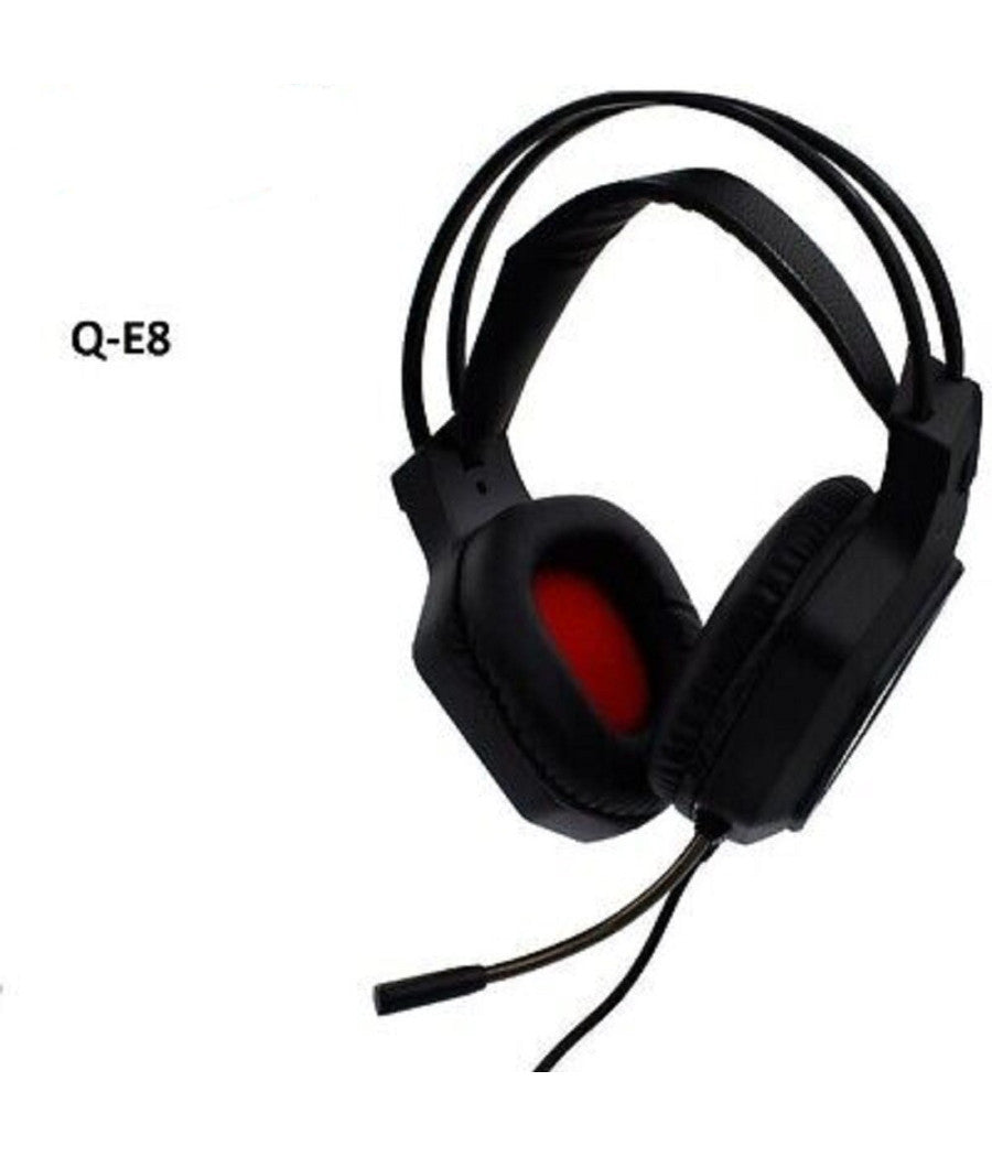 Cuffie Gaming Da Gioco Stereo Bass Con Microfono Luci A Led Rgb Per Ps4 Pc Qe8         