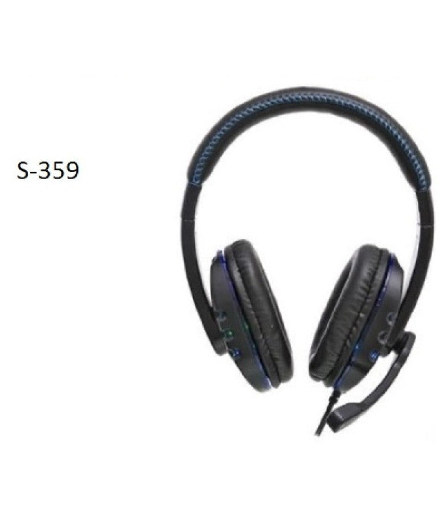 Cuffie Gioco Gaming Over-ear Stereo Porta Usb Luci Led Rgb Per Pc Ps3 Ps4 S-359         