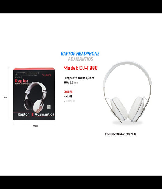 Cuffie Microfono Con Filo Portatili 3,5mm Pc Computer Mac Notebook Mp3 Maxtech Cu-f008         