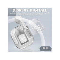 Trade Shop - Cuffie Ultrapods Max Auricolari Bluetooth 5.3 Wireless Con Microfono Display Led         