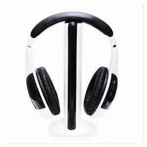 Cuffie Wifi Wireless Per Tv Pc Mp3 Senza Fili Con Radio Fm Musica Stereo Maxtech Cu-wi001         