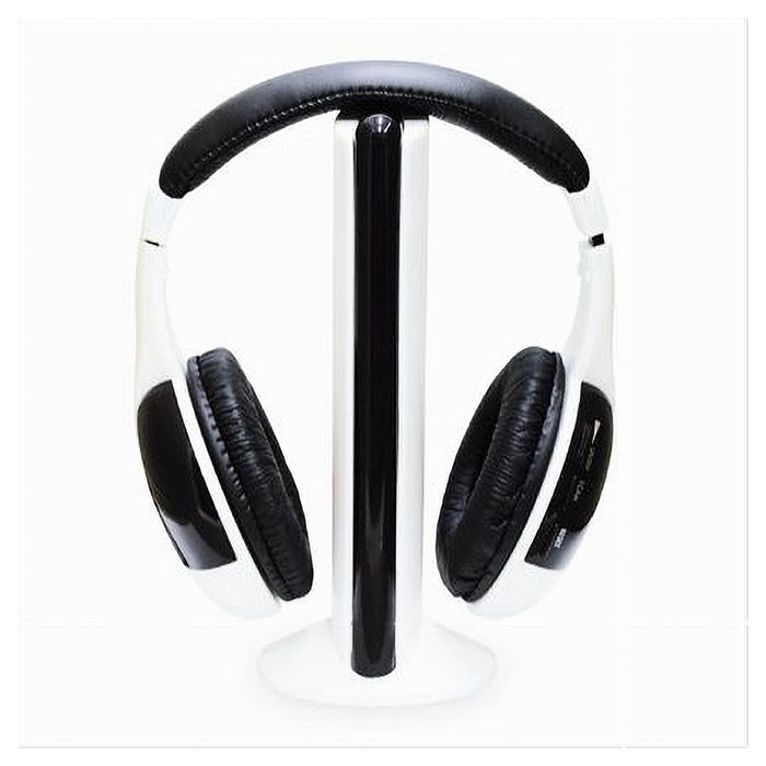 Cuffie Wifi Wireless Per Tv Pc Mp3 Senza Fili Con Radio Fm Musica Stereo Maxtech Cu-wi001         