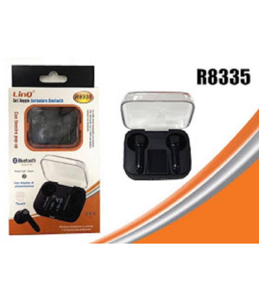 Cuffie Wireless Tws Auricolare Bluetooth 5.0 Fitness Sport Con Display Led R8335         