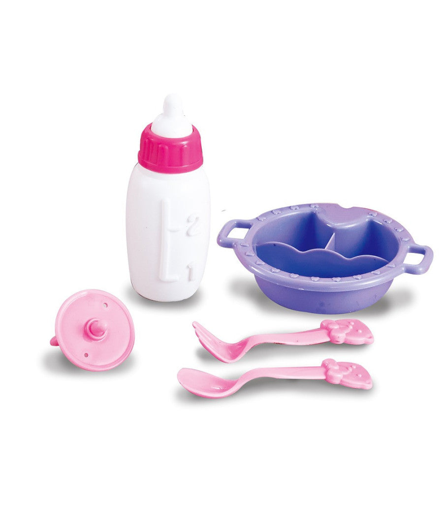 Culla Per Bambole Lettino Culletta Bambolotto Con Giostrina E Accessori Gioco         