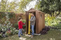 Casetta da Giardino Darwin 6x6, Marrone, 125,8 X 184,5 X 205,1 h