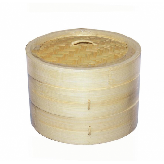 Cuocivapore bambù 3 pezzi cm ø25h16