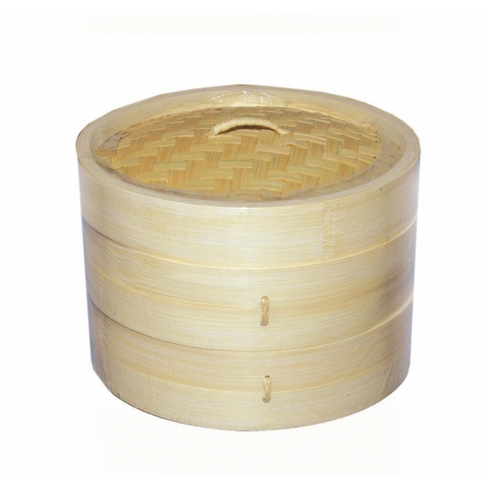 Cuocivapore bambù 3 pezzi cm ø25h16