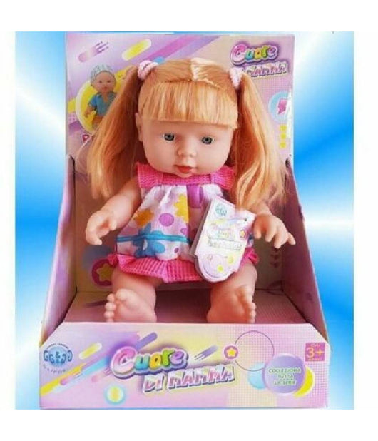 Cuore Di Mamma Bambolotto Femminuccia Bambola Giocattolo Gioco Bambina         