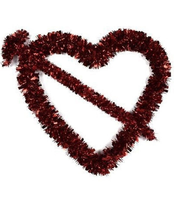 Cuore Rosso Con Freccia Di Ghirlanda Decorazione San Valentino 38 X 34 X 3 Cm         