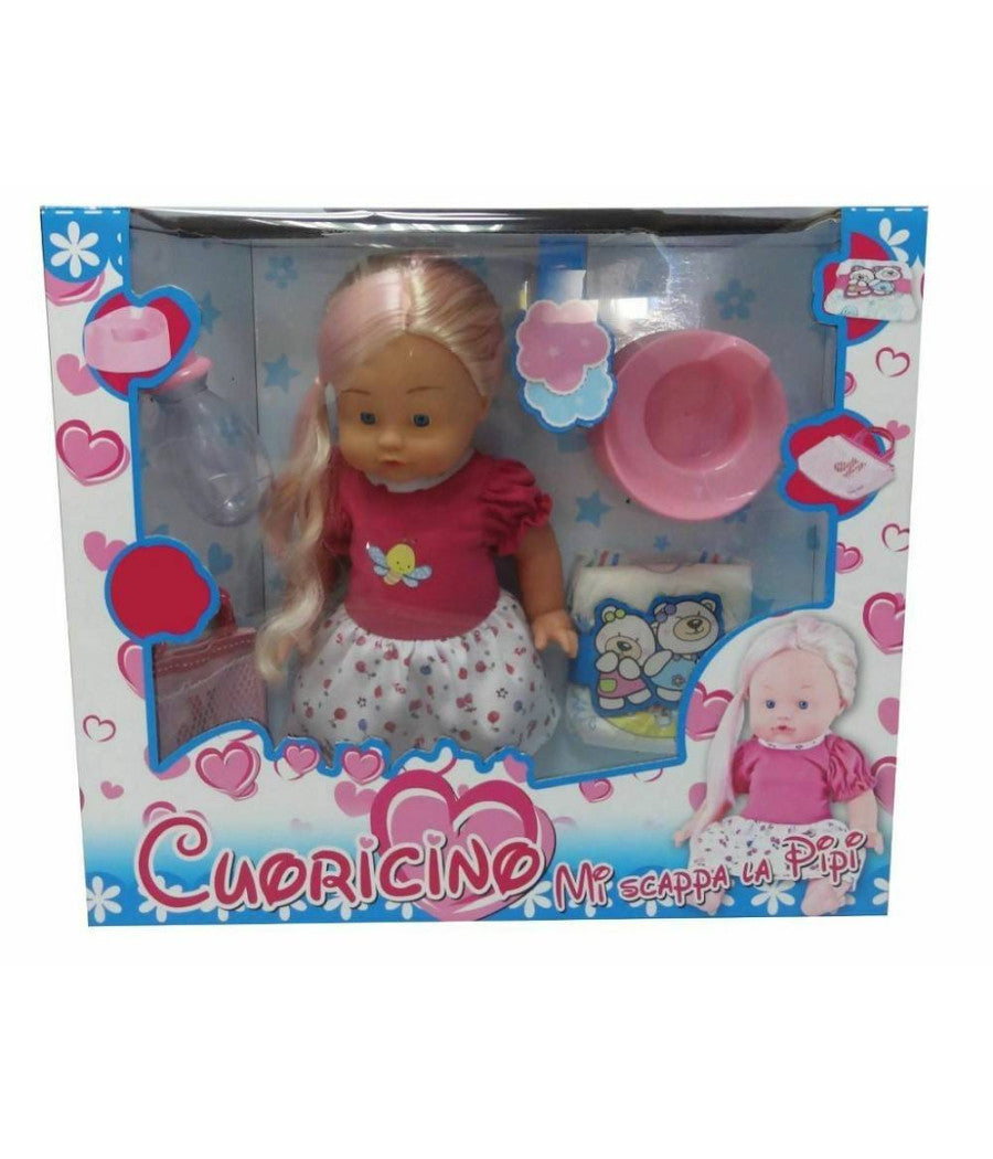 Cuoricino Mi Scappa La Pipi' Bambola Accessori Giocattolo Gioco Bambini         