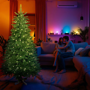 Cupid - Albero di Natale con luci LED ø114 x210H, 1200 rami