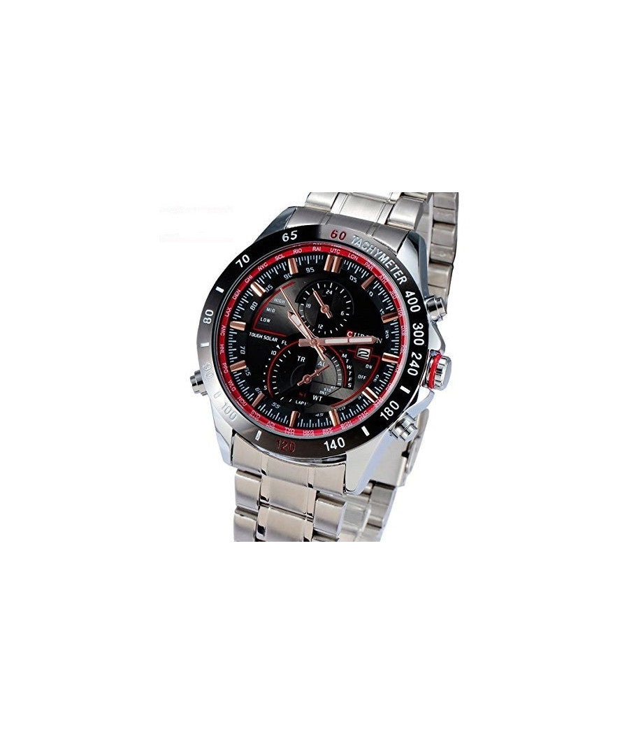 Curren 8149 Rotonda Uomini Orologio Analogico Calendario Cinturino In Acciaio         