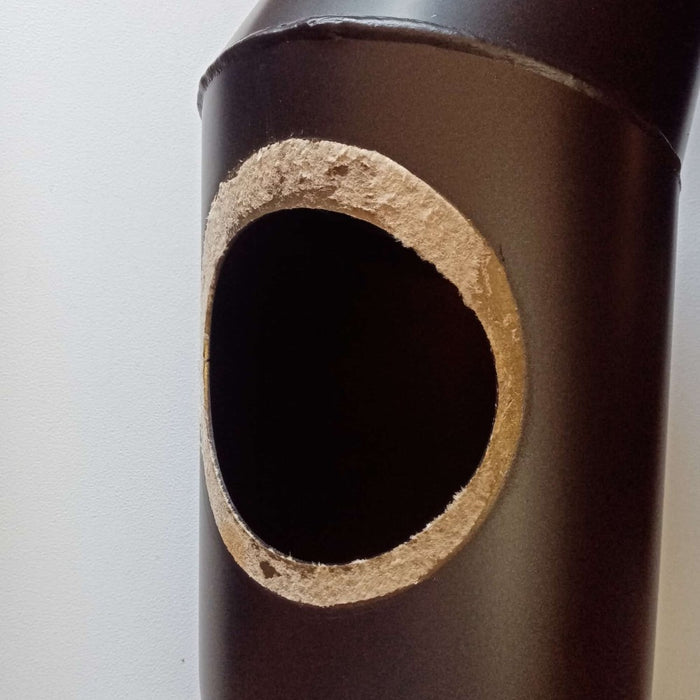 Curva a 45 gradi con ispezione da 120mm per stufa a legna