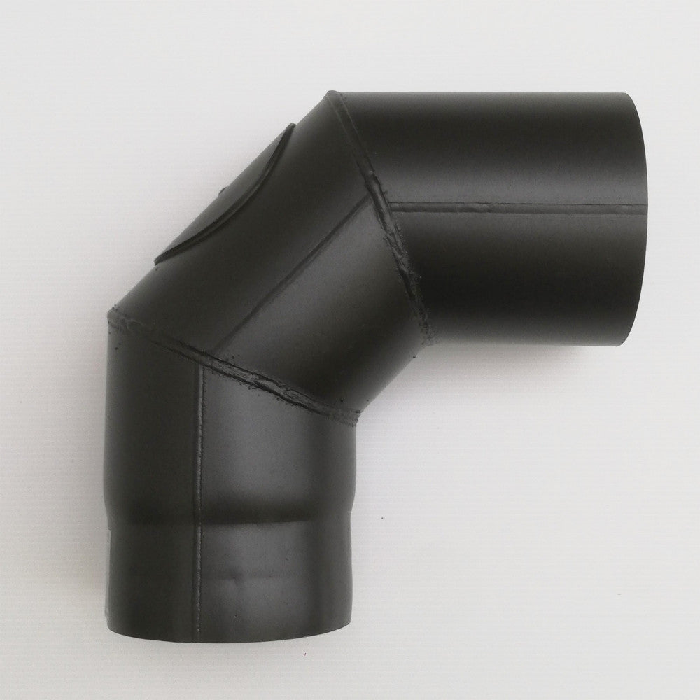 Curva a 90 gradi con ispezione da 160mm per stufa a legna