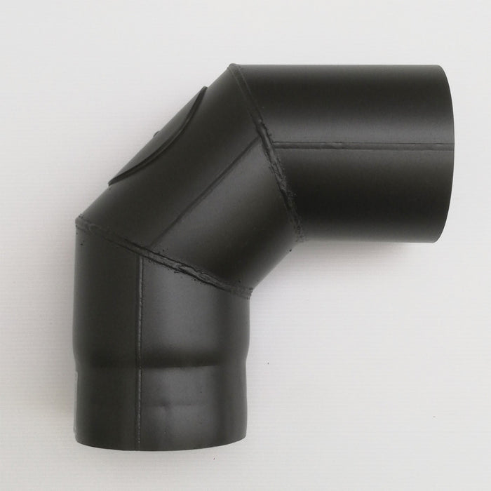 Curva a 90 gradi con ispezione da 160mm per stufa a legna