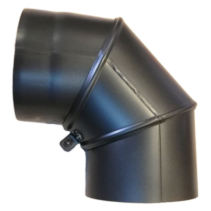 Curva a 90 gradi girevole da 130mm per stufa a legna