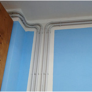 Curva per tubo rigido 16mm - 5pz per impianti elettrici a parete colore grigio