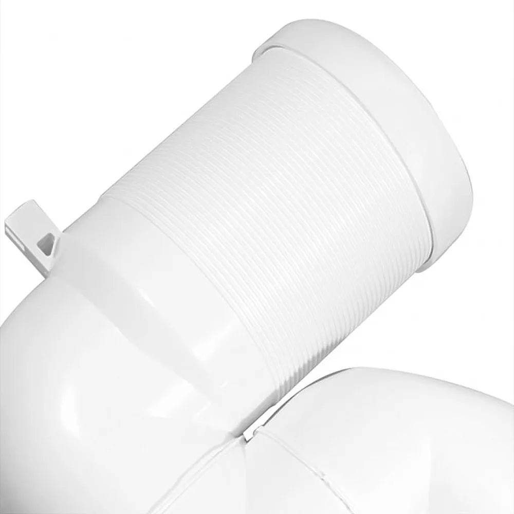 Curva tecnica per wc traslato con scarico a terra da 16 a 25 cm