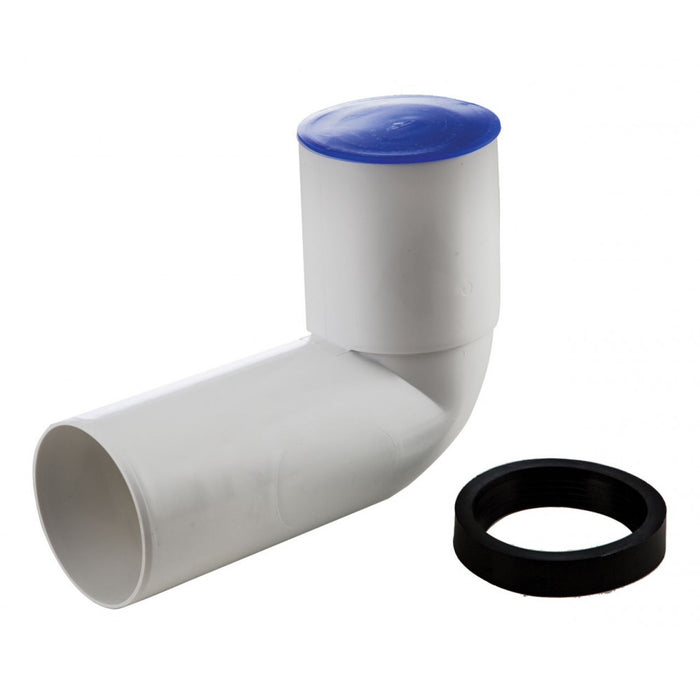 Curva wc da 110mm senza attacchi laterali - con guarnizione