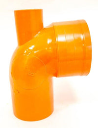 Curva wc - tipo basso in pvc : Modello - 1 attacco posteriore Ø50