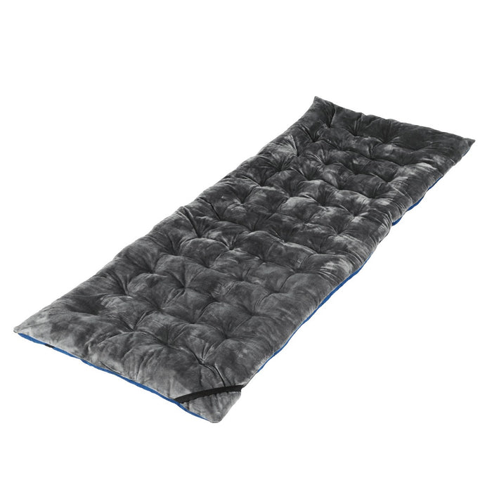 Cuscino per sdraio con 4 cinghie di fissaggio tasca per fissare al letto, Cuscino spesso 190x70x7cm Grigio scuro-Cuscini