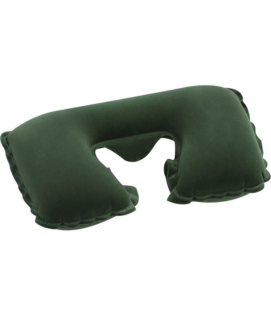 Cuscino Cervicale Da Viaggio Gonfiabile 46 X 28 X 13 Cm Floccato Portatile 67006         