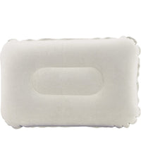 Cuscino Gonfiabile Floccato Rettangolare 48x30cm Per Viaggi Campeggio Mare 67121         