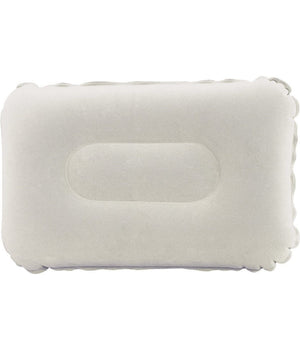 Cuscino Gonfiabile Floccato Rettangolare 48x30cm Per Viaggi Campeggio Mare 67121         