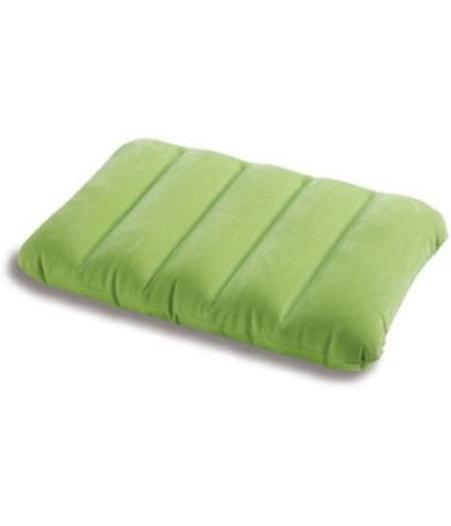 Cuscino Kids Gonfiabile Floccato Accessori Campeggio 43x28x9cm Vari Colori 68676         