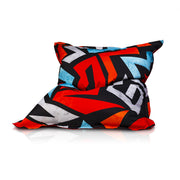 Cuscino M Pouf Poltrona Sacco in Poliestere Design Sfoderabile 135x170 cm