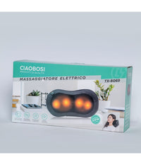 Cuscino Massaggiatore Elettrico Cervicale Massaggio Benessere Led Shiatsu Tx-8069         