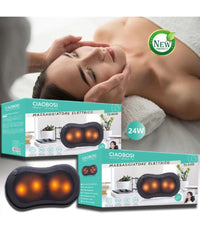 Cuscino Massaggiatore Elettrico Cervicale Massaggio Benessere Led Shiatsu Tx-8069         
