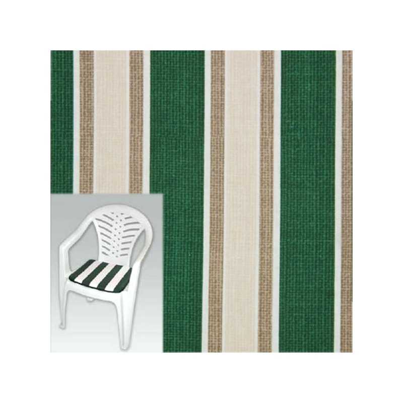 Cuscino Multiriga Verde Seduta pz.2 38X38X4 Xtra