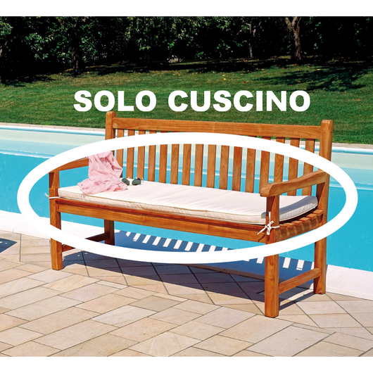 Solo Cuscino per Panca 3 Posti Teak Moia