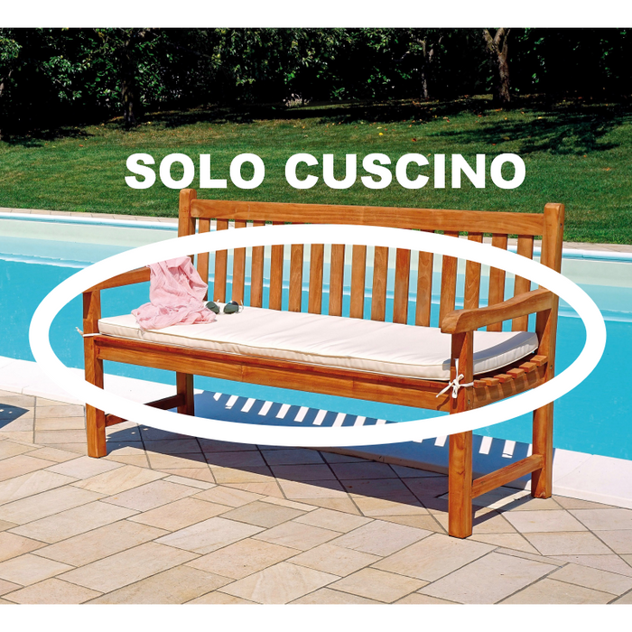 Solo Cuscino per Panca 3 Posti Teak Moia