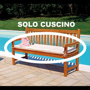 Solo Cuscino per Panca 3 Posti Teak Moia