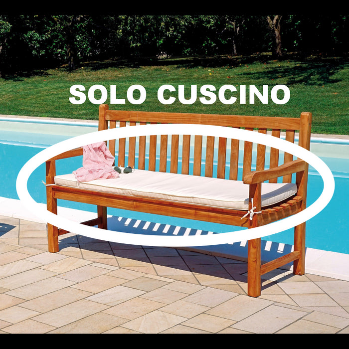 Solo Cuscino per Panca 3 Posti Teak Moia