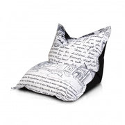 Cuscino S Pouf Poltrona Sacco in Poliestere Design Sfoderabile 100x140cm