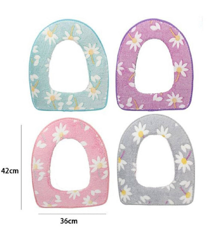 Cuscino Tappetino Copri Water Cerchio Copertura Morbida Wc Margherite 59836         3,5