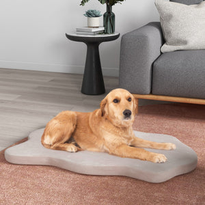 Cuscino per cani impermeabile, Cuscino ortopedico per cani con supporto in memory foam copertura rimovibile Beige-Casette e lettini