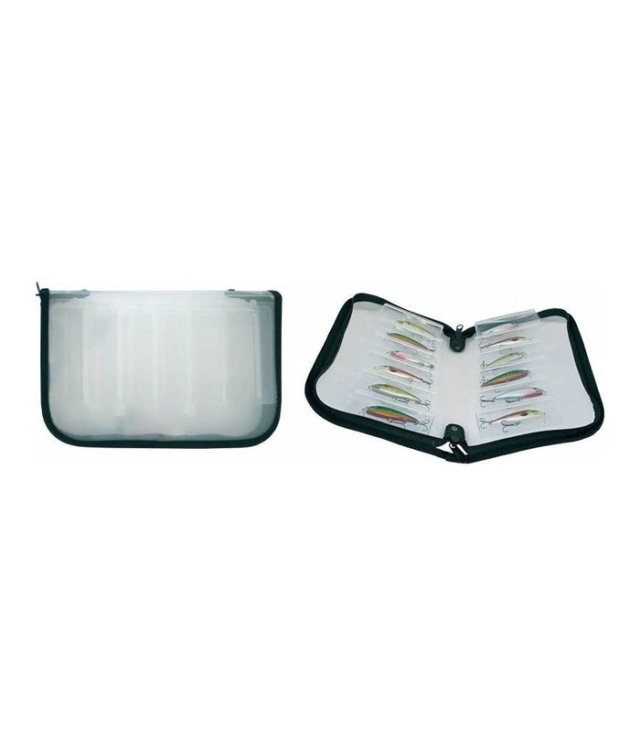 Custodia Astuccio Porta Totanare Artificiali 10 Scomparti Sagomati Esche Pesca         