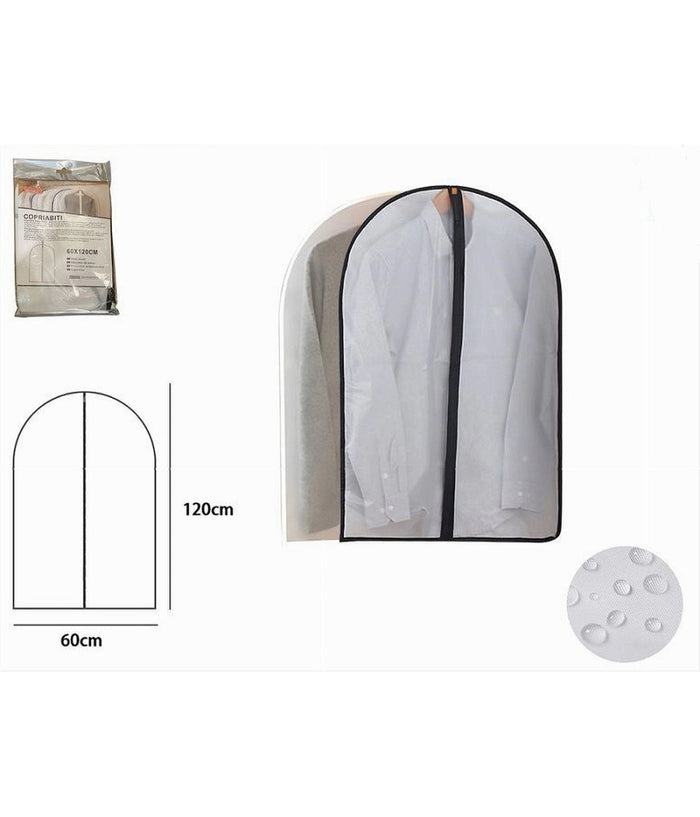 Custodia Copriabito Fodera Indumenti Giacca Cappotto Con Cerniera 60x120cm 87416         