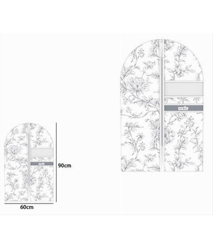 Custodia Copriabito Porta Abito Vestito Giacca Viaggi 60 X 90 Cm Fantasia 87326         