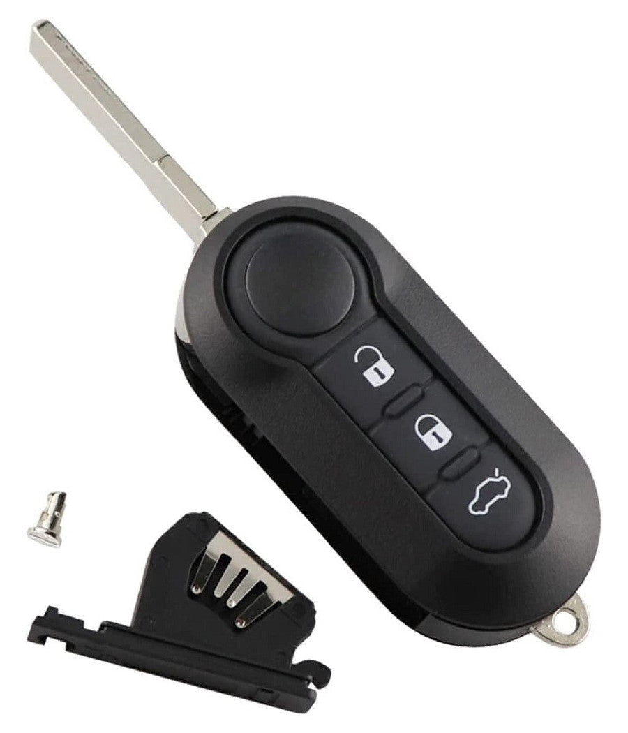Custodia Guscio Portachiavi Cover Per Chiavi Auto 3 Tasti Compatibile Fiat Lancia         