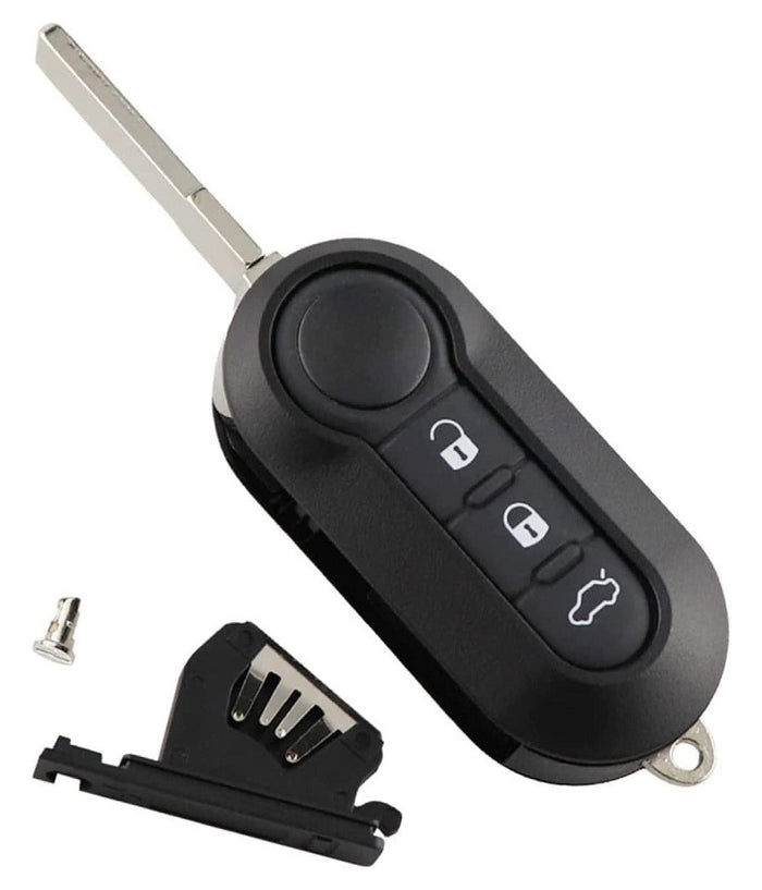 Custodia Guscio Portachiavi Cover Per Chiavi Auto 3 Tasti Compatibile Fiat Lancia         