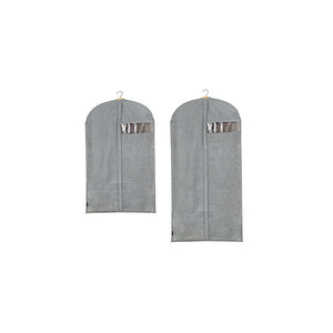 Custodia per giacche in TNT Stone 60×100 cm con zip e finestra – DOMO LIVING