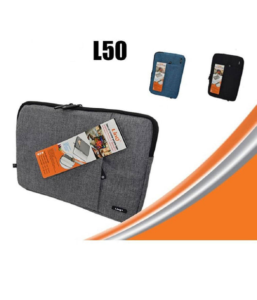 Custodia Tasca Fodera Borsa Per Notebook Portatile Macbook Air Pro 13,3-14" L50         