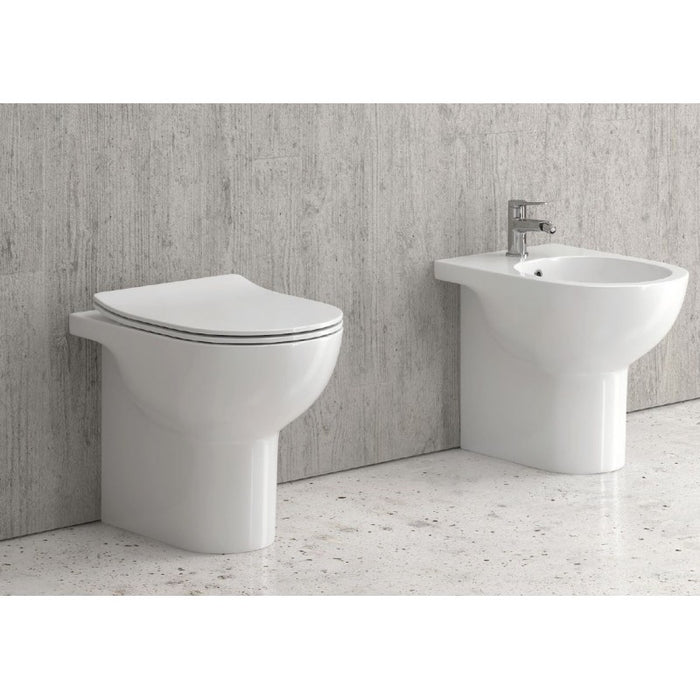 WC da banco EOLIS senza brida 52x36x40cm - con sedile freno a caduta