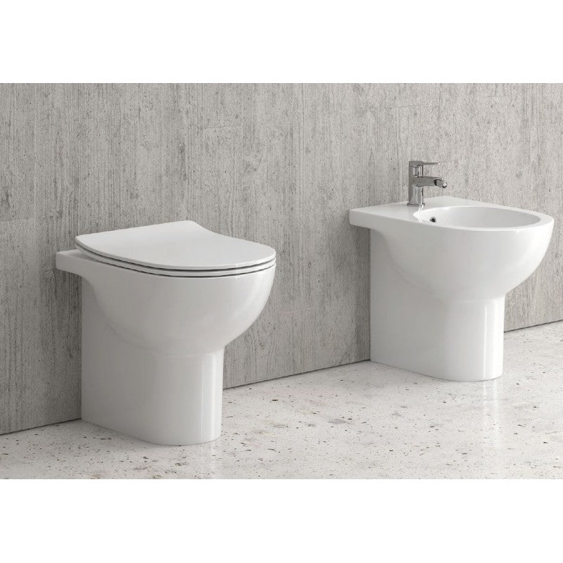 WC da banco EOLIS senza brida 52x36x40cm - con sedile freno a caduta
